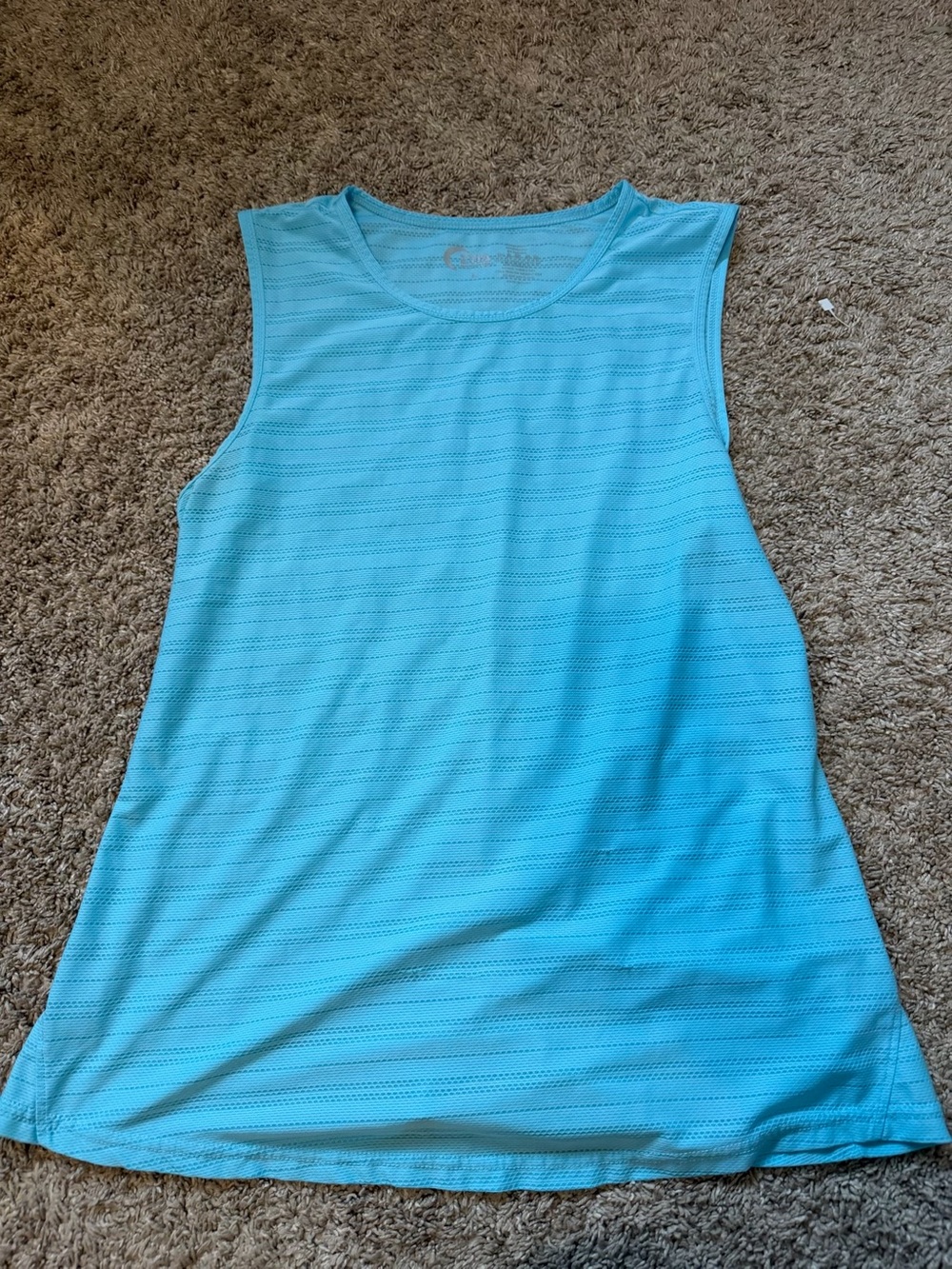 ZYIA Light Blue Athletic Tank Top